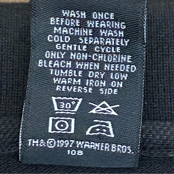 Vintage 1997 Warner Bros Taz Polo Shirt XL Looney Tunes Studio Store Embroidered - Picture 6 of 7